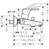 Фото смеситель для ванны hansgrohe focus 31948000