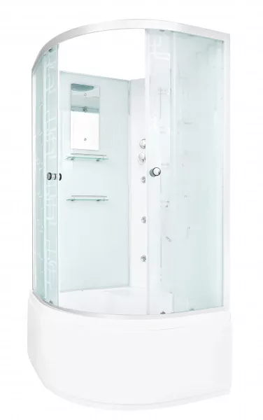 Фото душевая кабина dto 100x100 см em4510ngm с гидромассажем
