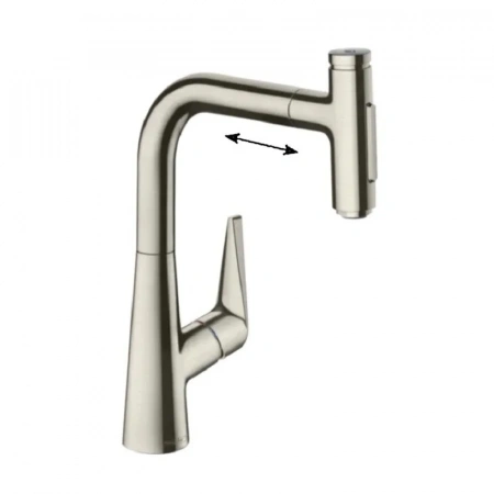 Фото смеситель для кухонной мойки hansgrohe select 72824800