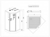 Фото душевая кабина esbano led es-l90pr 90x90 см