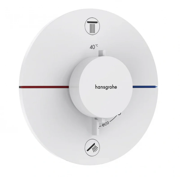 Фото термостатический смеситель для душа hansgrohe shower select comfort s 15554700_vstv
