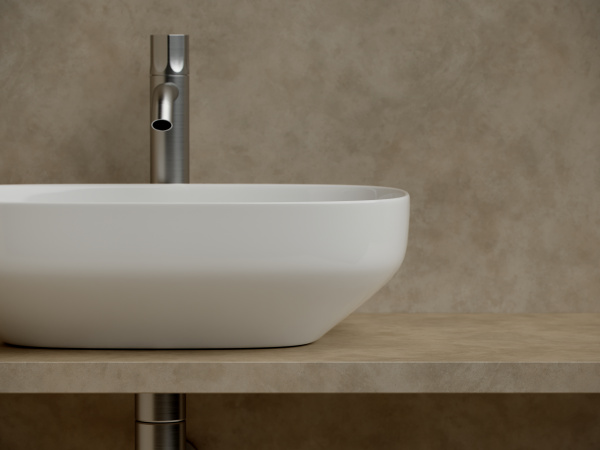 Фото раковина накладная ceramicanova element 50 см, цвет: белый cn5031