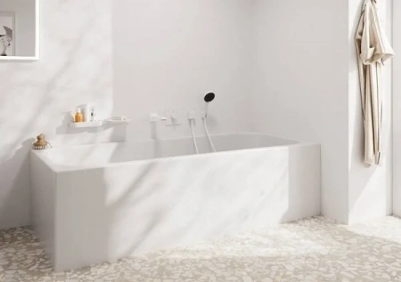 Фото смеситель для ванны hansgrohe duoturn q 75414700