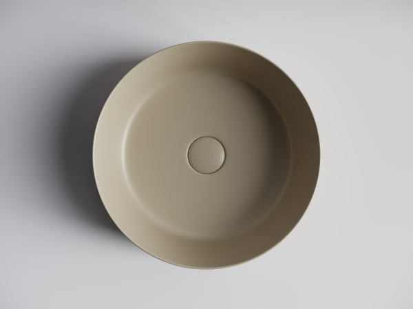 Фото раковина накладная ceramicanova element 39 см, цвет: капучино cn6022mc
