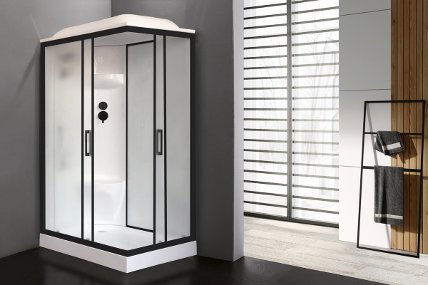 Фото душевая кабина royal bath нр rb8120hp6-wc-bl-l 120x80 см