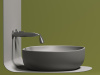 Фото раковина накладная ceramicanova element 60 см, цвет: антрацит cn6047mh