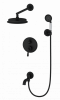 Душевая стойка Wonzon & Woghand Steam цвет: Черный WW-88939008-MB