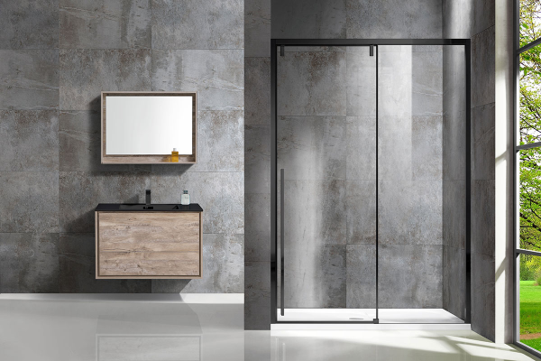 Фото душевая дверь vincea lugano 140 см vds-1l140clb-1