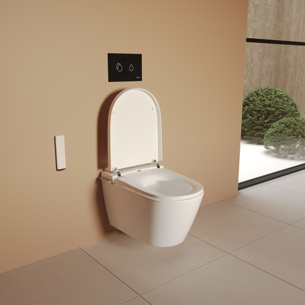 Фото умный подвесной унитаз vitra v-care 7777b403-6399