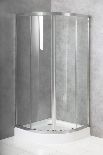 Фото душевое ограждение 	belbagno due 80x80 см due-r-2-80-c-cr