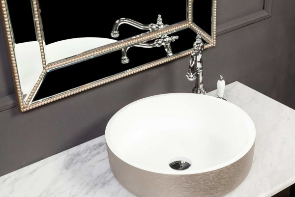 Фото раковина накладная armadi art lv204 corian 45 см 819-sl