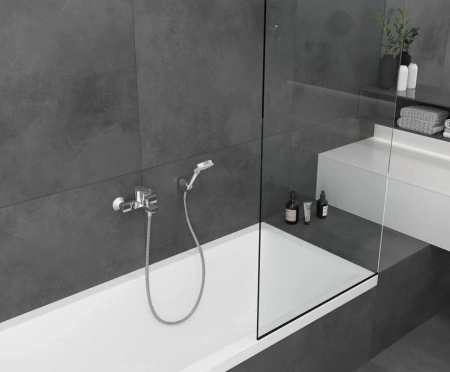 Фото смеситель для ванны hansgrohe vernis shape 71450000