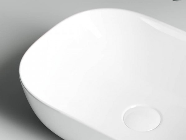 Фото раковина накладная ceramicanova element 45.5 см, цвет: белый cn6009
