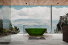 Фото ванна из полиэфирной смолы abber kristall 180x85 см at9702emerald зеленая