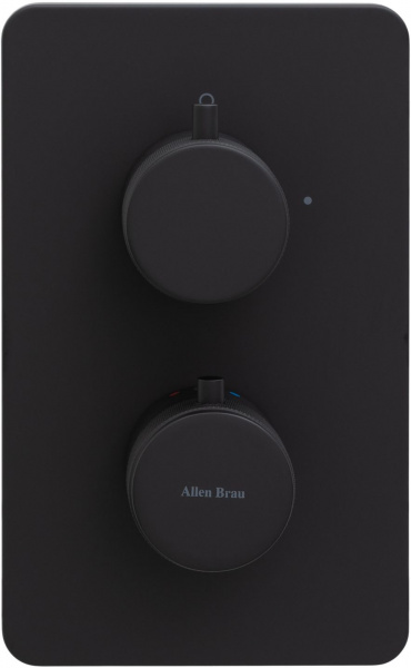 Фото смеситель для душа allen brau priority 5.31113-31 черный матовый