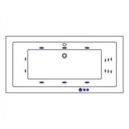 Фото акриловая ванна whitecross savia duo 170x80 см smart 0103.170080.100.smart.br