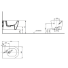 Фото биде подвесное toto rp b552e#xw