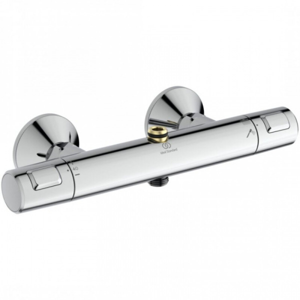 Фото душевая стойка ideal standard ceratherm t25 a7627aa термостатическая, цвет хром