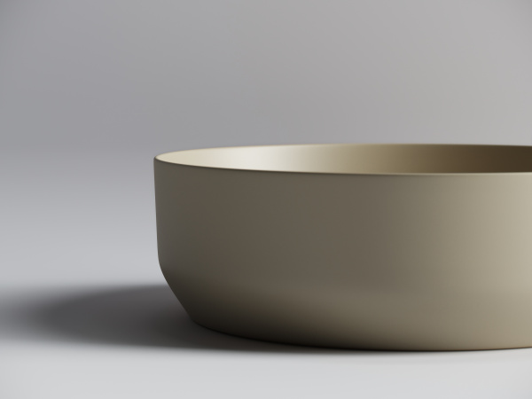 Фото раковина накладная ceramicanova element 39 см, цвет: капучино cn6022mc