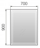 Фото зеркало 1marka classic 2, 70 см