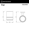 Фото стакан подвесной whitecross ergo er2230nib, цвет: никель брашированный
