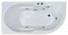 Акриловая ванна Royal Bath Azur Standart RB614200ST-L 140x80 см
