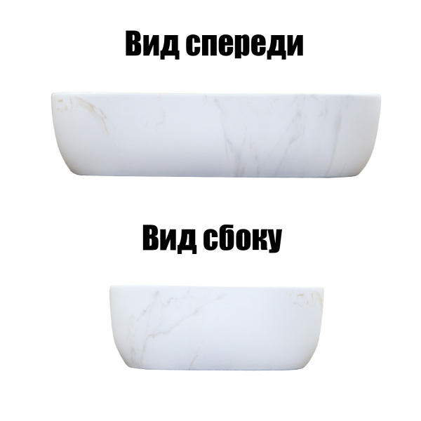 Фото раковина накладная azario 60 см az-2143-p-m831
