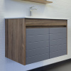 Тумба с раковиной Comforty Кемер 75 см 00-00017883
