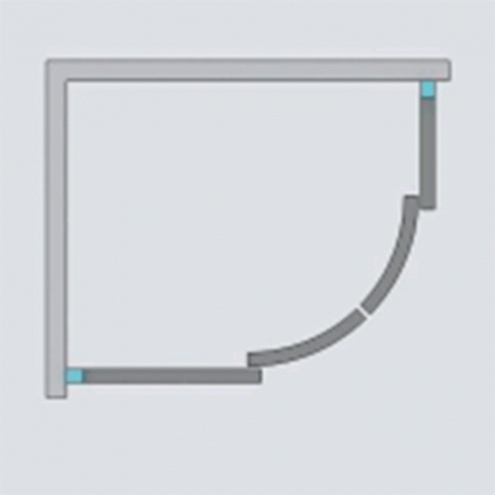 Фото душевое ограждение radaway premium plus e 100x80 см 30481-01-06n
