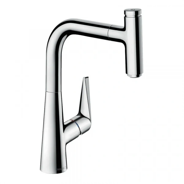 Фото смеситель для кухонной мойки hansgrohe talis select 73853000