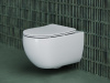 Фото унитаз подвесной, безободковый ceramicanova long cn3015