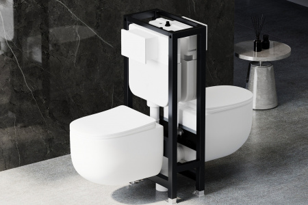 Фото инсталляция для двух унитазов abber ac0106