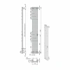 Фото электрический полотенцесушитель indigo  style 4 pro 150/18 lspre150-18rt