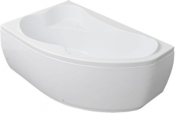 Фото акриловая ванна aquanet capri 160x100 см l без гидромассажа