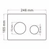 Фото клавиша смыва abber ac0121mmg
