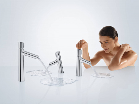 Фото смеситель для раковины hansgrohe talis select s 72040000