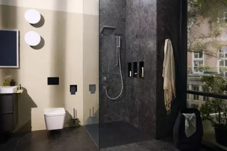 Фото термостатический смеситель для душа hansgrohe shower select comfort q 15588000