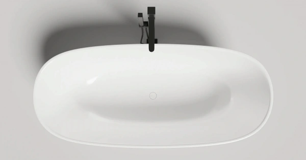 Фото ванна из искусственного камня salini greca in 180x80 см 104821m матовая
