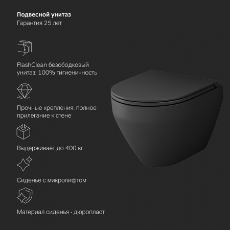 Фото унитаз с инсталляцией am.pm spirit v2.0 is49038.701700mb
