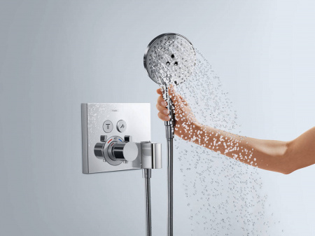 Фото встраиваемый термостатический смеситель для душа hansgrohe showerselect 15765000