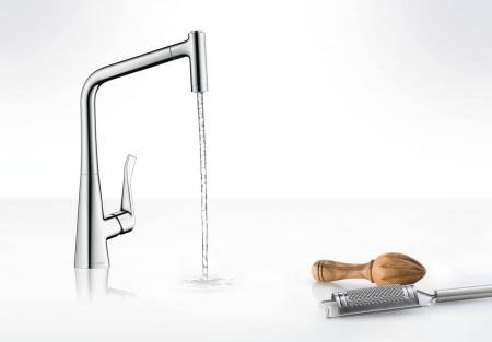 Фото смеситель для кухни hansgrohe metris 14820800