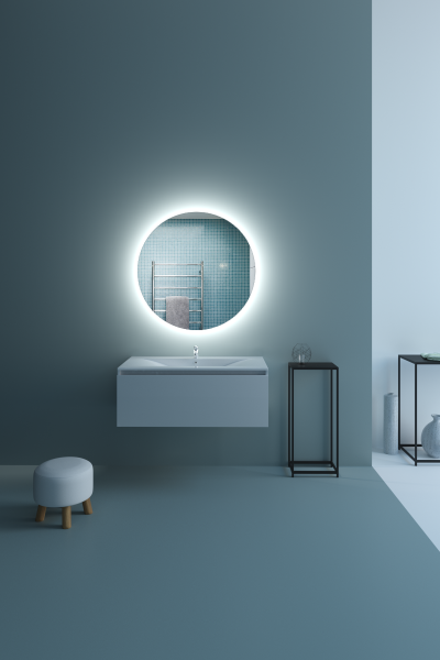 Фото зеркало sanvit сириус 100 см led zsirius100