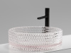 Фото раковина накладная ceramicanova cristal 36 см, цвет: розовый cn6061