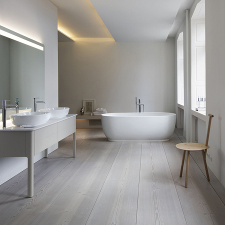 Фото ванна из искусственного камня duravit luv 180x85 см 700434000000000