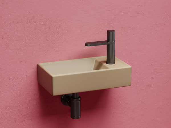 Фото раковина подвесная ceramicanova element 41.7 см, цвет: капучино cn6051lmc