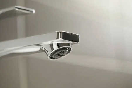 Фото смеситель для раковины hansgrohe rebris e 72589000