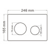 Фото подвесной унитаз с инсталляцией  abber bequem  ac1100-ac0105-ac0121mch