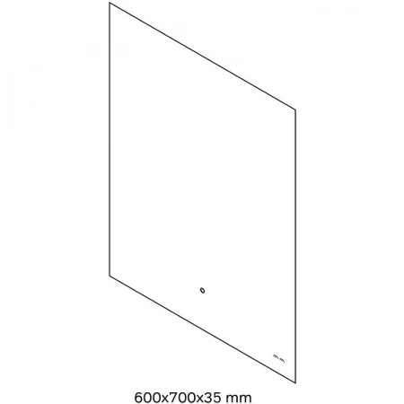 Фото зеркало с подсветкой am.pm x-joy 60 см m85mox10601s