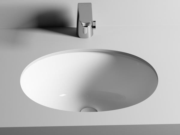 Фото раковина встраиваемая ceramicanova element 51 см, цвет: белый cn6042