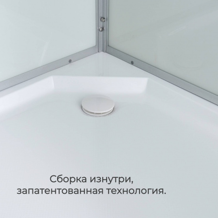 Фото душевая кабина avacan d2090led 90x90 см